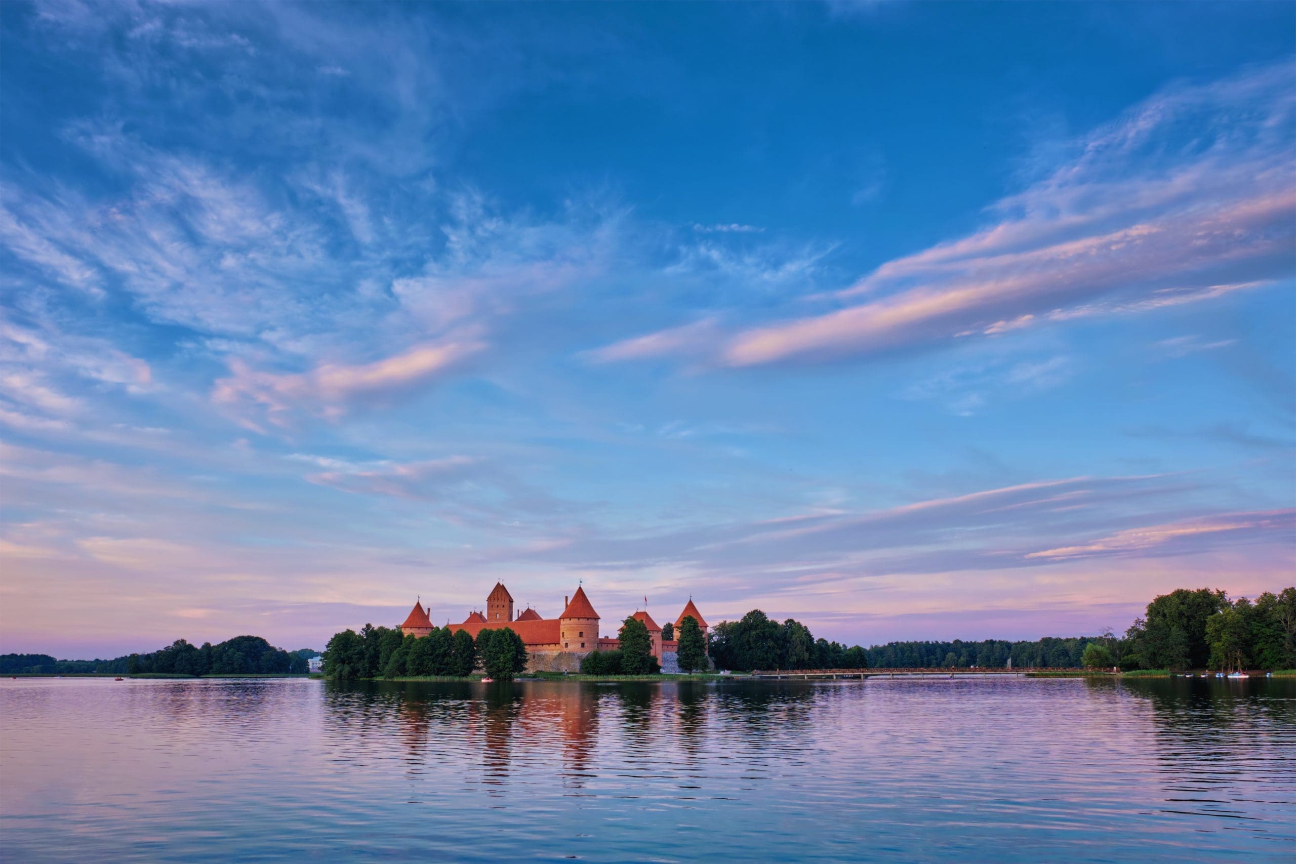 Trakai Island Castle in lake Galve, Lithuania IBG Travel in Lithuania